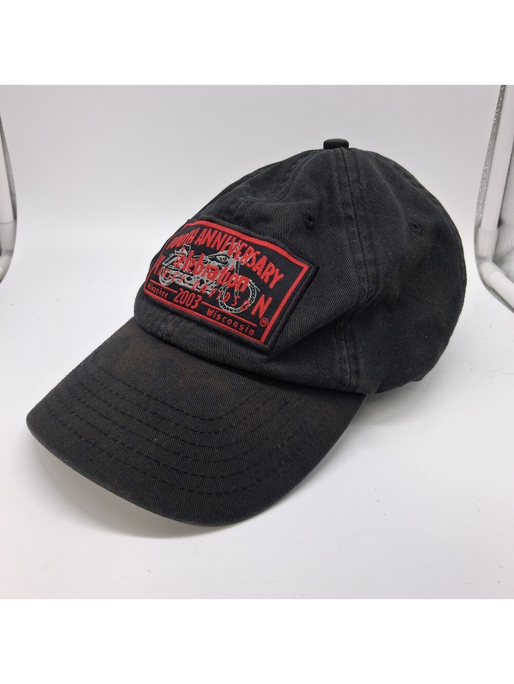 Harley-Davidson 100th Anniversary 2003 Milwaukee Black Adjustable Hat Cap